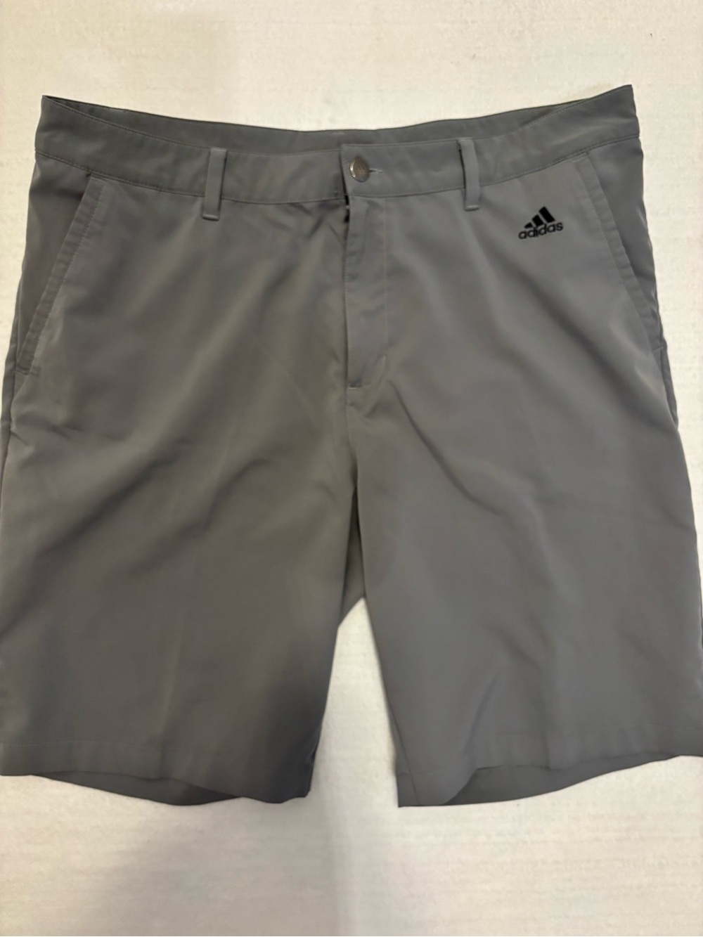 Adidas Men's Gray Athletic Golf Shorts Size 36